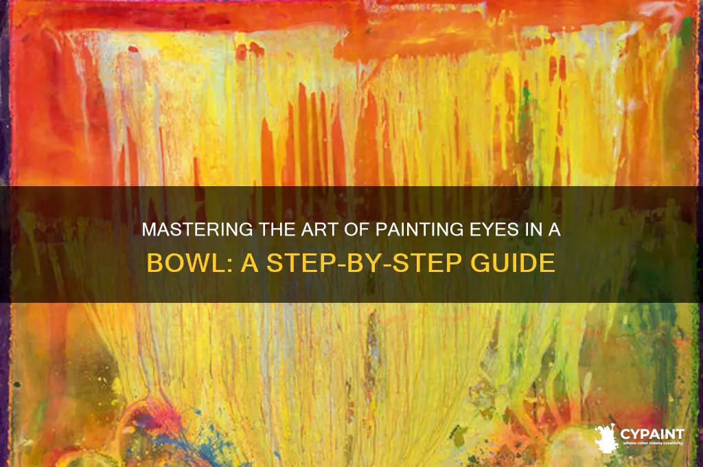 how to paint eyes in a bowl