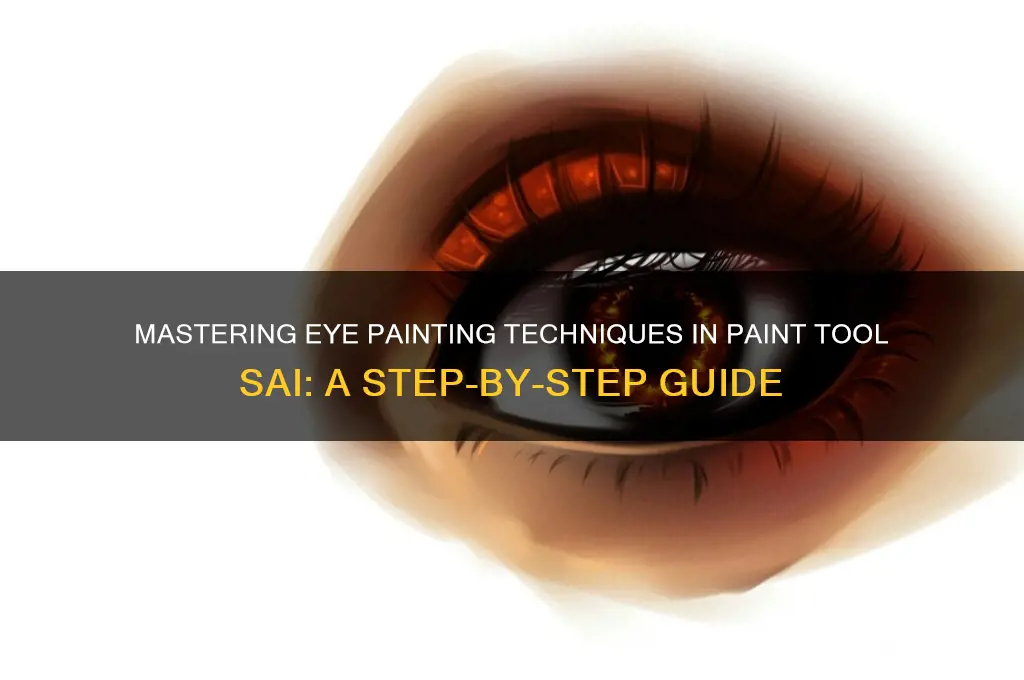 how to paint eyes in paint tool sai