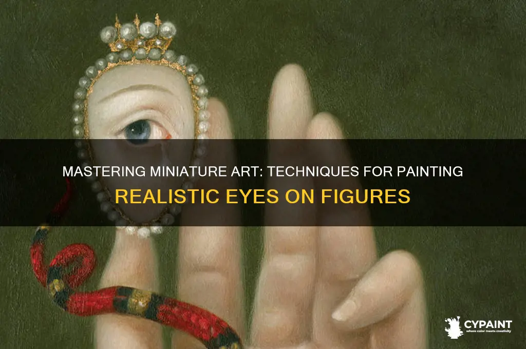 how to paint eyes on a figure