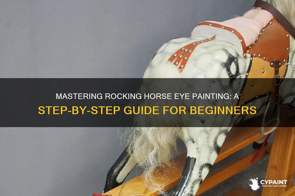 how to paint eyes on a rocking horse