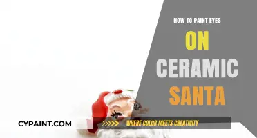 Mastering Ceramic Santa's Gaze: A Step-by-Step Eye Painting Guide