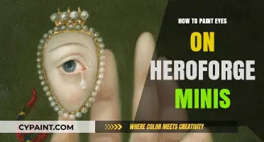 Mastering Miniatures: Painting Realistic Eyes on HeroForge Figures