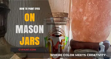 Creative Mason Jar Eyes: Easy Painting Tutorial for Unique Crafts