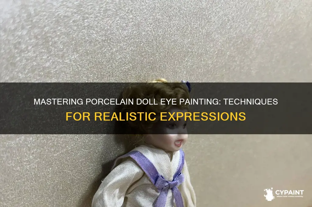 how to paint eyes on porcelain dolls