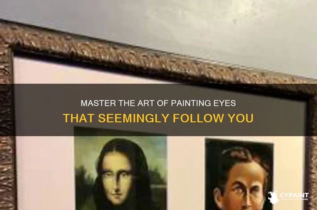 how to paint eyes that follow you