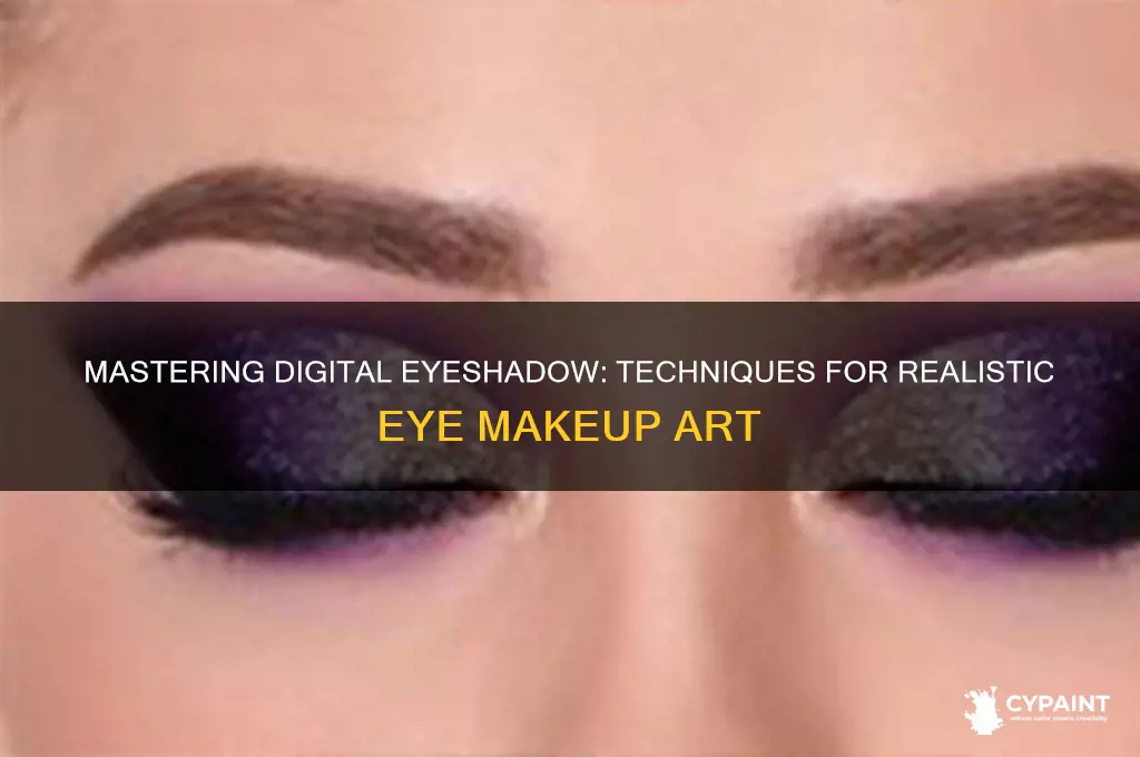 how to paint eyeshadow in digital art