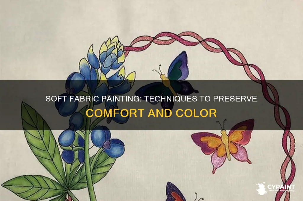 how to paint fabric and keep it soft
