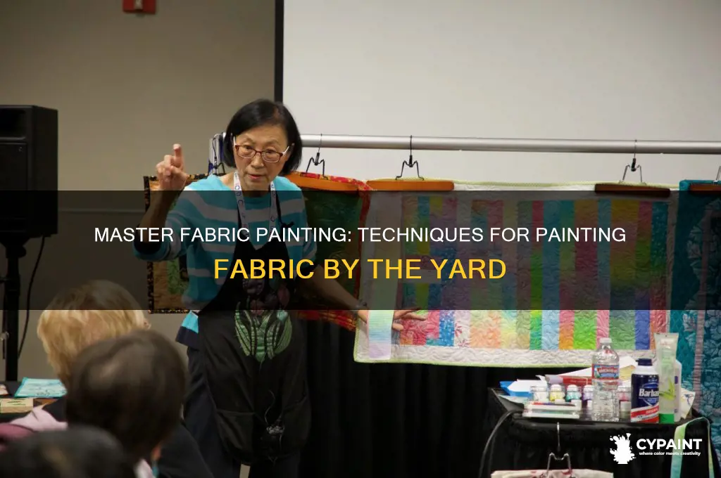 how to paint fabric by the yard