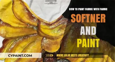 Fabric Painting: Softener and Paint Combo