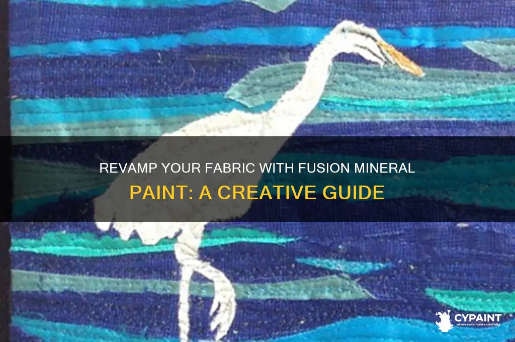 how to paint fabric with fusion mineral paint