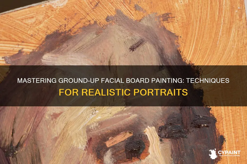 how to paint facial board from ground