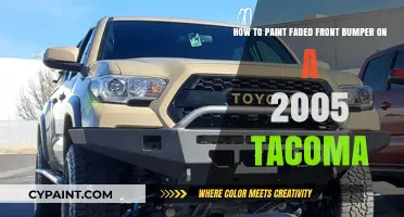 Revive Your Ride: Painting a Faded 2005 Tacoma Bumper