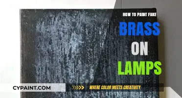 Transform Your Lamps: Easy Steps to Paint Fake Brass Finishes
