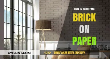 Mastering Faux Brick Art: Easy Steps to Paint Realistic Bricks on Paper
