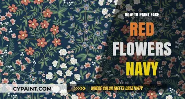Painting Navy Red Flowers: A Step-by-Step Guide to Realistic Results
