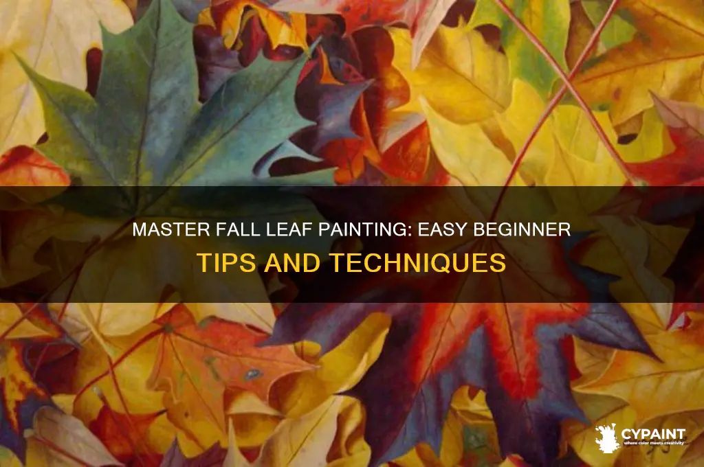how to paint fall leaves for beginners