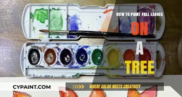 Mastering Autumn Art: Painting Vibrant Fall Leaves on Trees