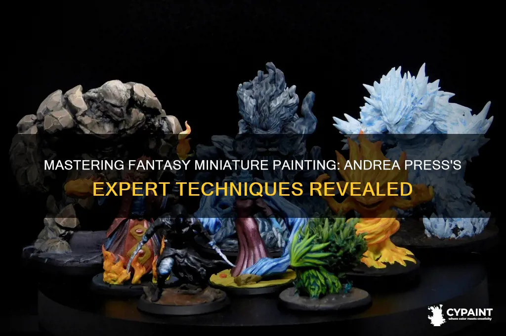 how to paint fantasy miniatures by andrea press