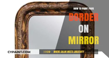 Elegant Faux Border Painting Techniques for Mirror Makeovers