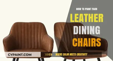 Transform Your Dining Chairs: Easy Faux Leather Painting Guide