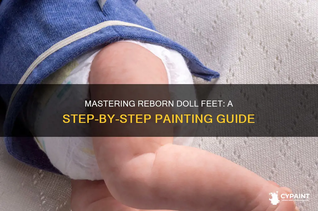 how to paint feet on a reborn