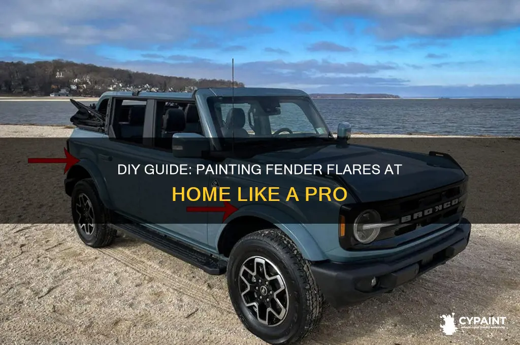 how to paint fender flares at home