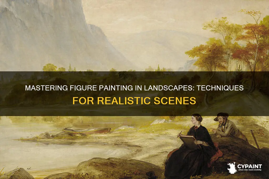 how to paint figures in a landscape