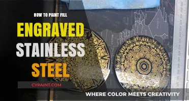 Mastering Paint Fill Techniques for Engraved Stainless Steel Surfaces