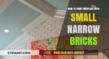 Painting a Fireplace with Small Narrow Bricks: A Step-by-Step Guide