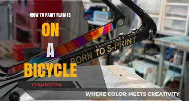 Master the Art: Painting Striking Flames on Your Bicycle