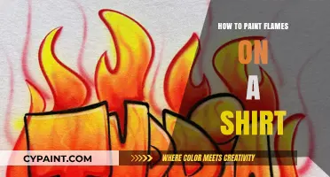 Master the Art: Painting Vibrant Flames on Your Shirt Easily