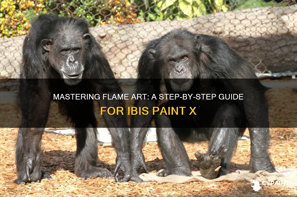 how to paint flames on ibis paint x