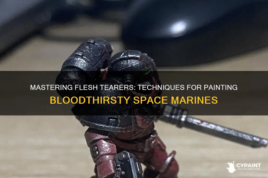 how to paint flesh tearers space marines