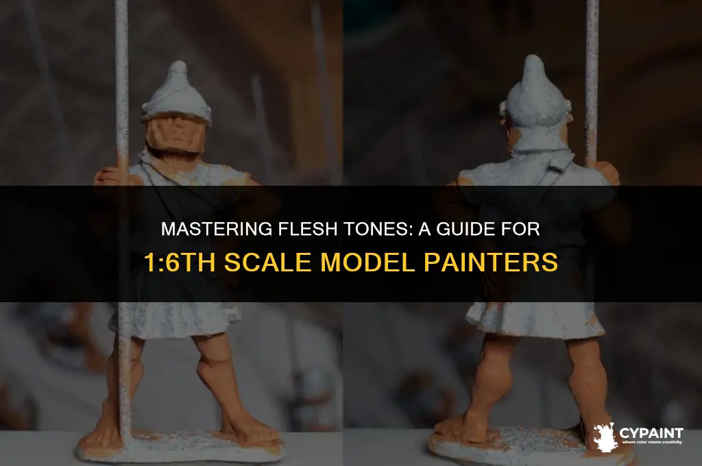 how to paint flesh tones on 1 6th scale models