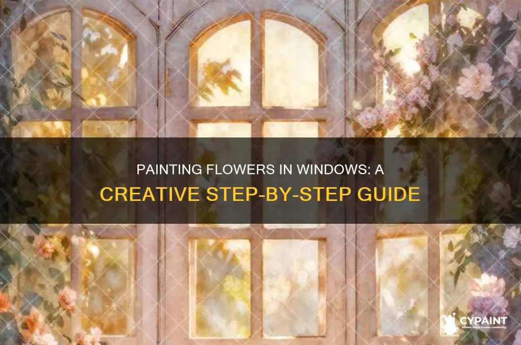 how to paint flower 3in the window3