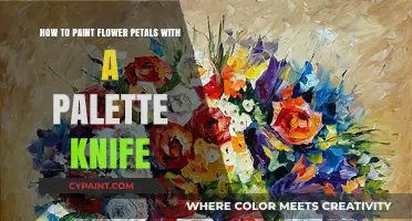 Palette Knife Painting: Capturing the Beauty of Flower Petals