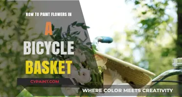 Painting Flowers in a Bicycle Basket: A Creative Step-by-Step Guide