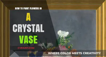 Mastering Floral Art: Painting Flowers in a Crystal Vase