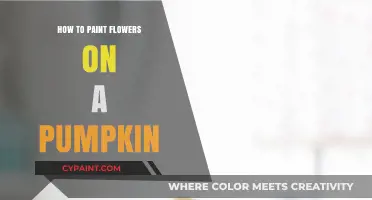 Creative Pumpkin Decor: Painting Vibrant Flowers for Fall Festivities