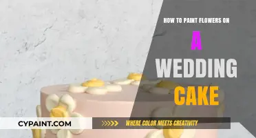 Elegant Floral Cake Art: Painting Flowers for Your Wedding Cake