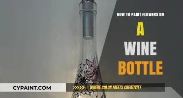 Creative Wine Bottle Upcycling: Painting Vibrant Flowers Step-by-Step