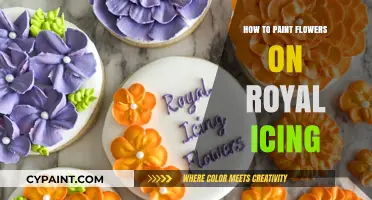 Mastering Floral Art: Painting Vibrant Flowers on Royal Icing