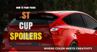Mastering the Art: Painting Focus ST Cup Spoilers Like a Pro