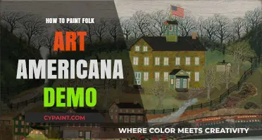 Mastering Americana Folk Art: Step-by-Step Painting Demo Guide