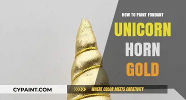 Gilding Magic: Painting Fondant Unicorn Horns Gold – A Step-by-Step Guide