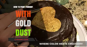 Gilding Fondant: A Step-by-Step Guide to Painting with Gold Dust
