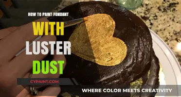 Mastering Fondant Art: Painting with Luster Dust Techniques & Tips