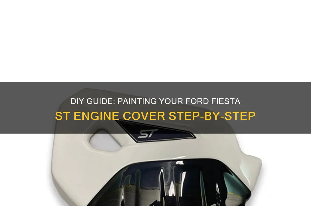 how to paint ford fiesta st engine cover