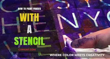 Master Stencil Art: Easy Steps to Paint Perfect Phrases