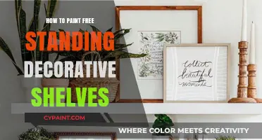 DIY Guide: Painting Free-Standing Decorative Shelves for a Stylish Home